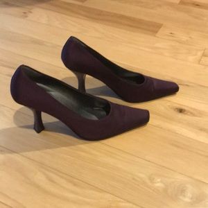 Silky high heels shoes